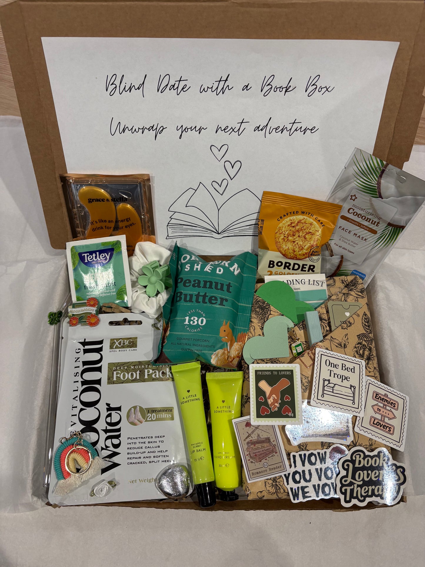 Blind date with a Book Box in Green