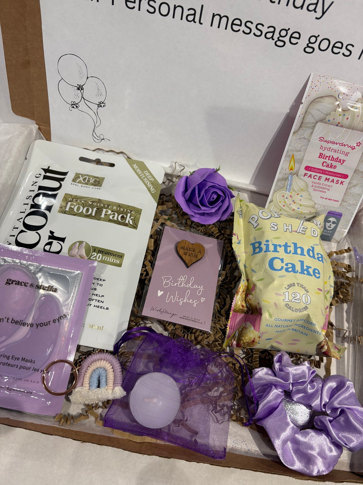 Happy Birthday Purple Pamper Hamper