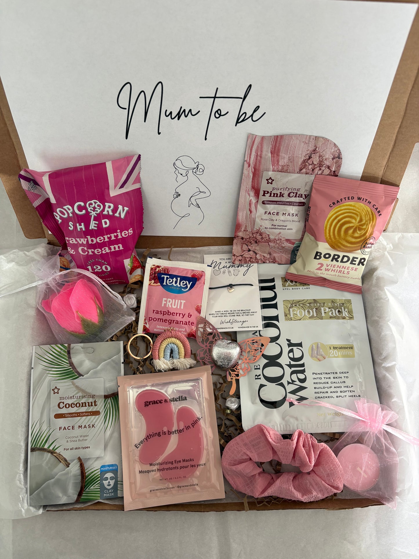 Mum to be Pamper Hamper in pink