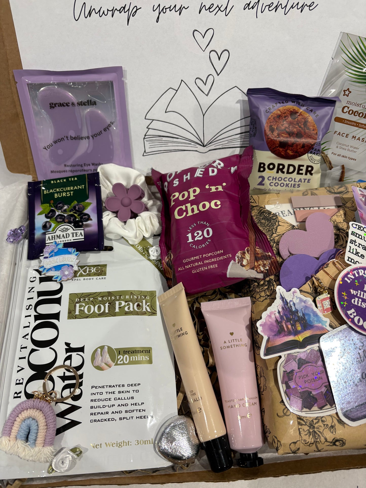 Blind date with a Book Box in Purple