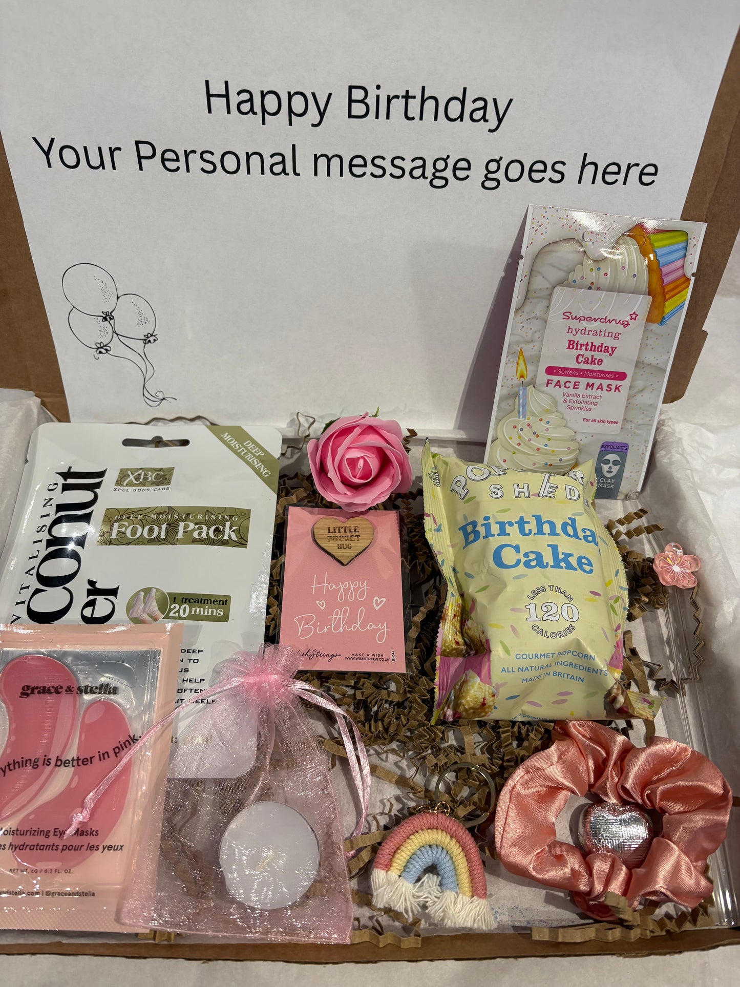 Happy Birthday Pink Pamper Hamper