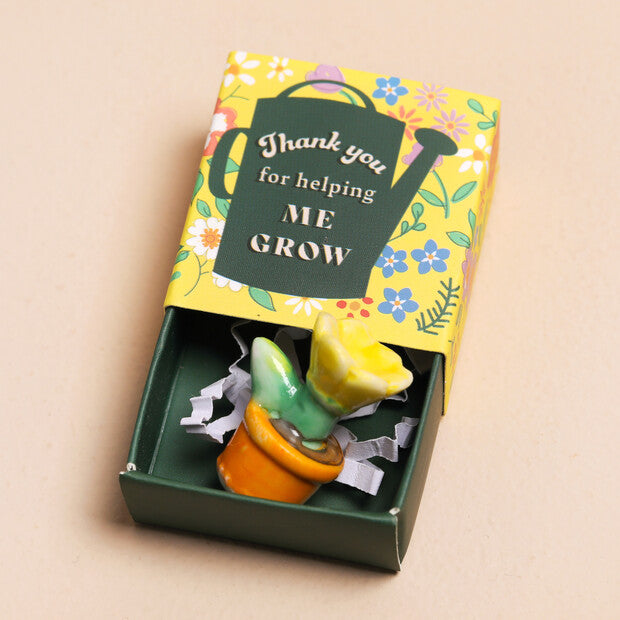 Handmade Ceramic Matchbox Keepsake Token