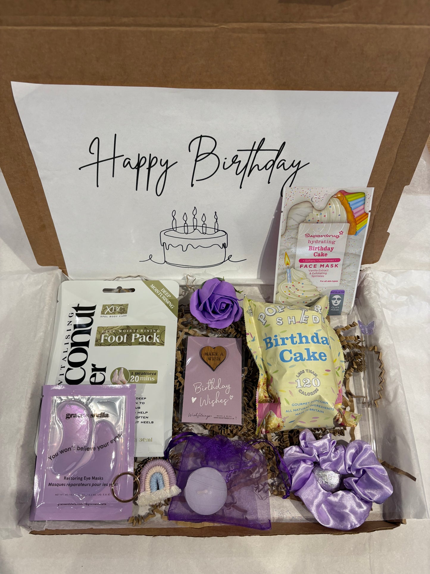 Happy Birthday Purple Pamper Hamper