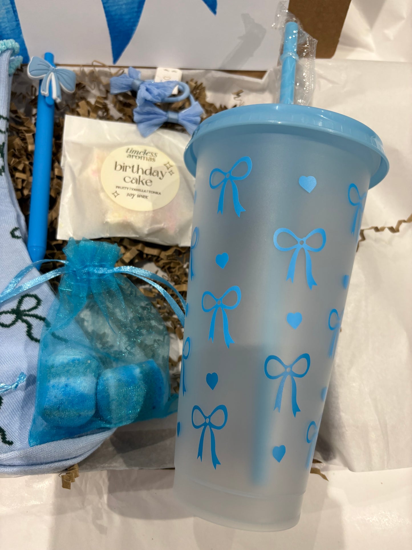 Blue Bow Hamper