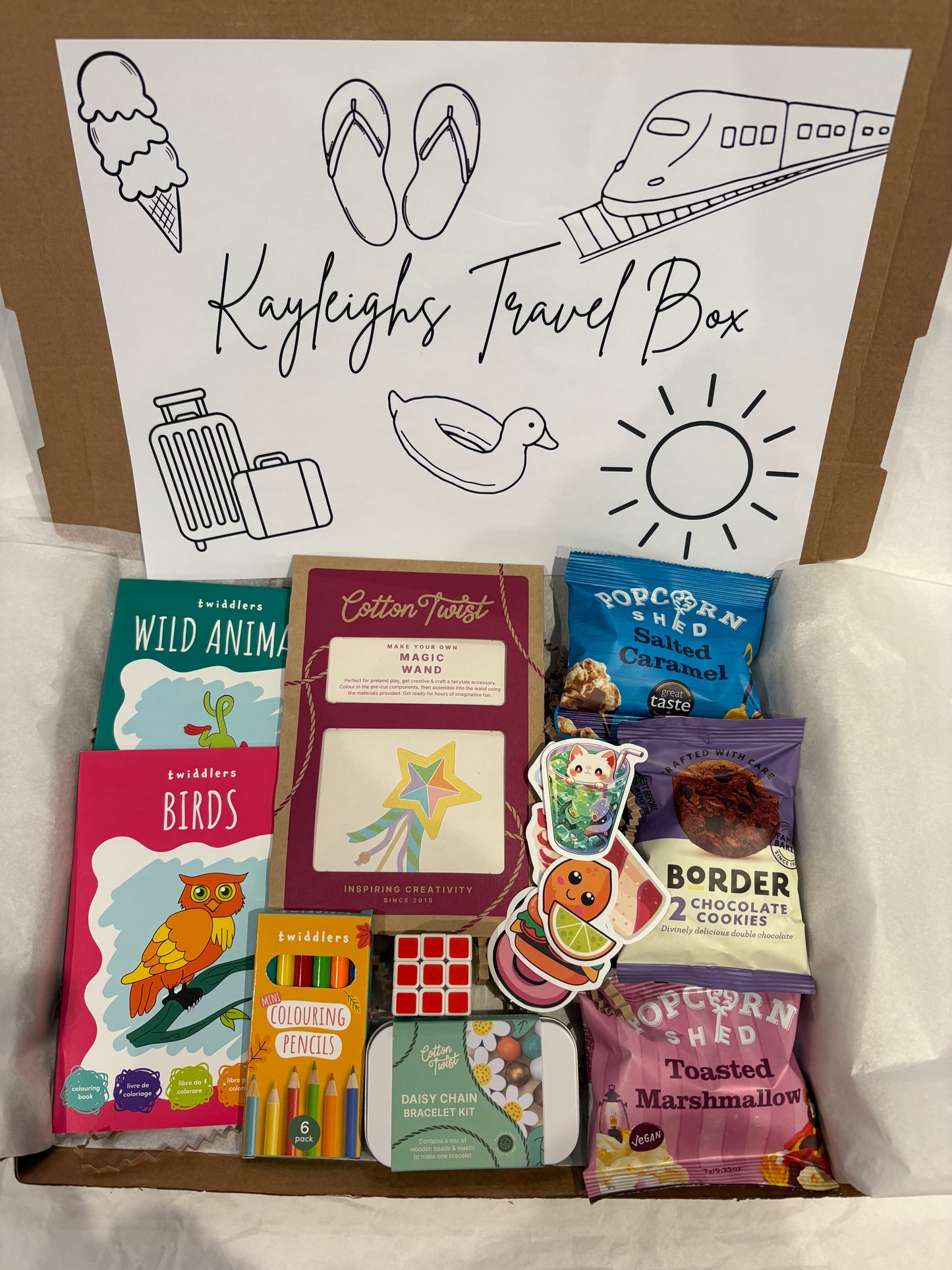 Children’s Personalised Travel Hamper