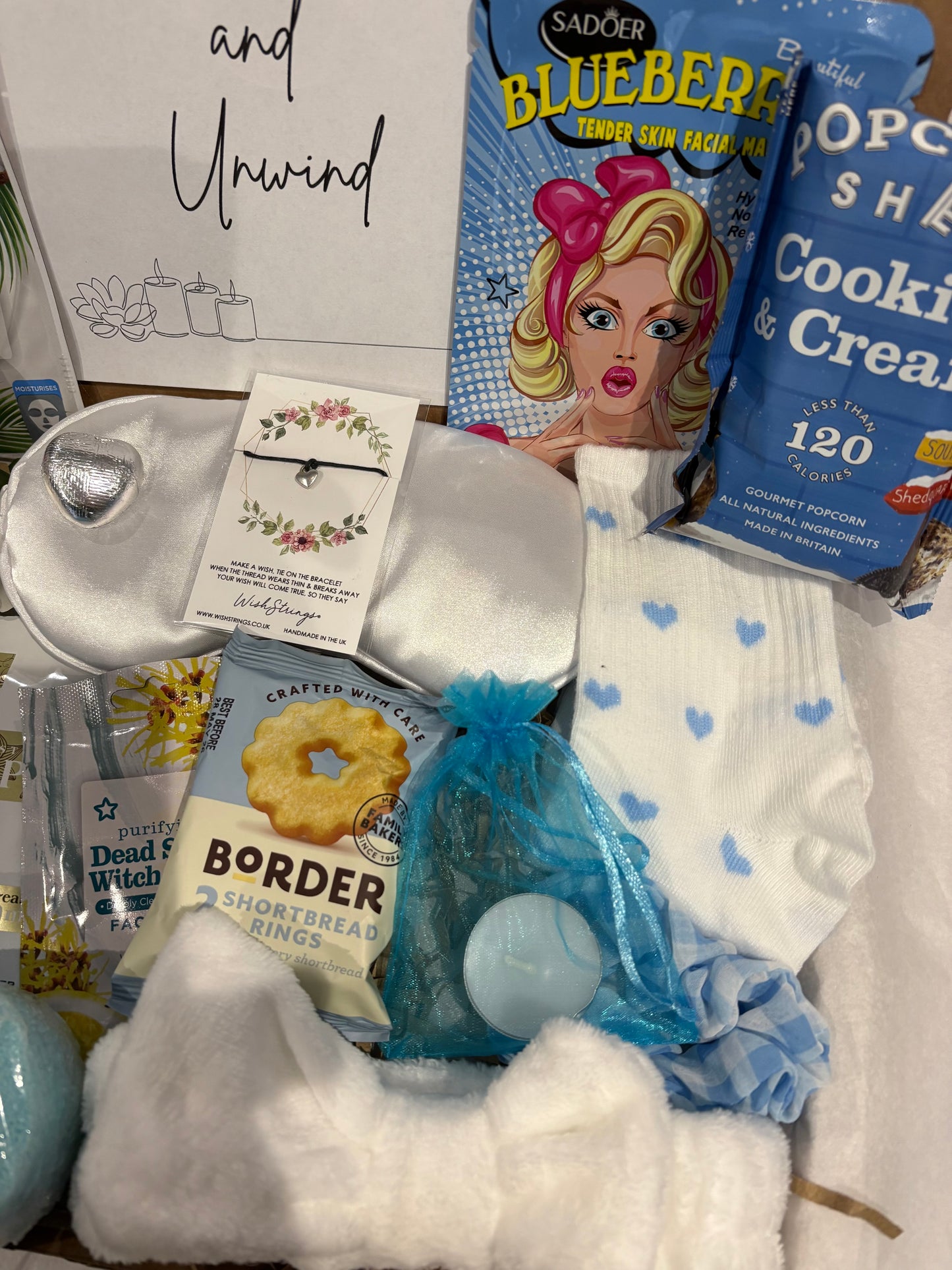 Relax & Unwind Pamper Hamper in Blue