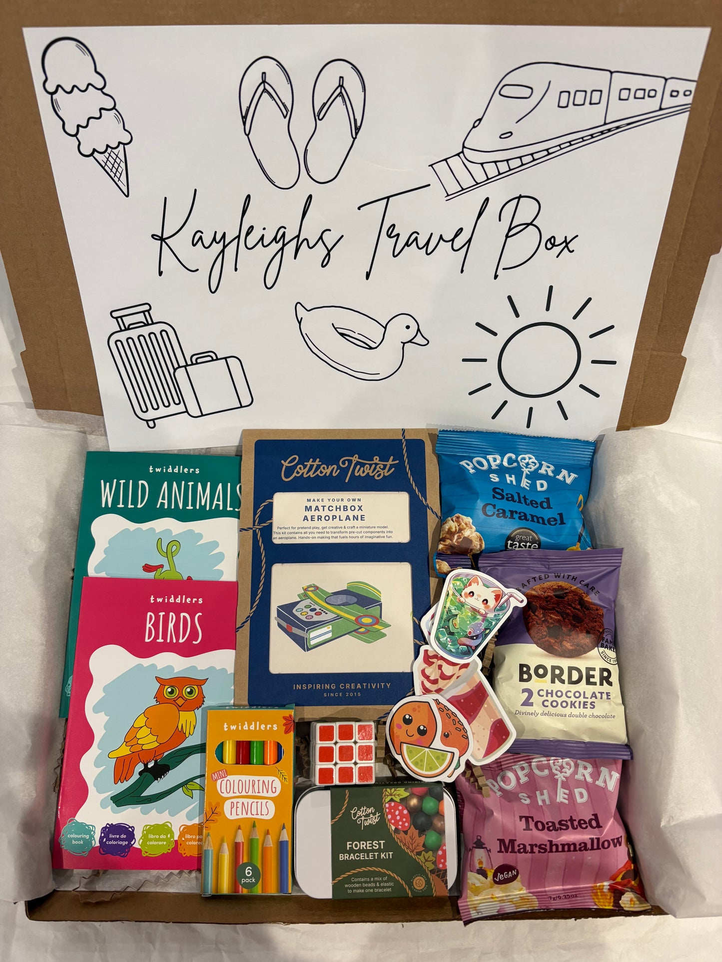 Children’s Personalised Travel Hamper
