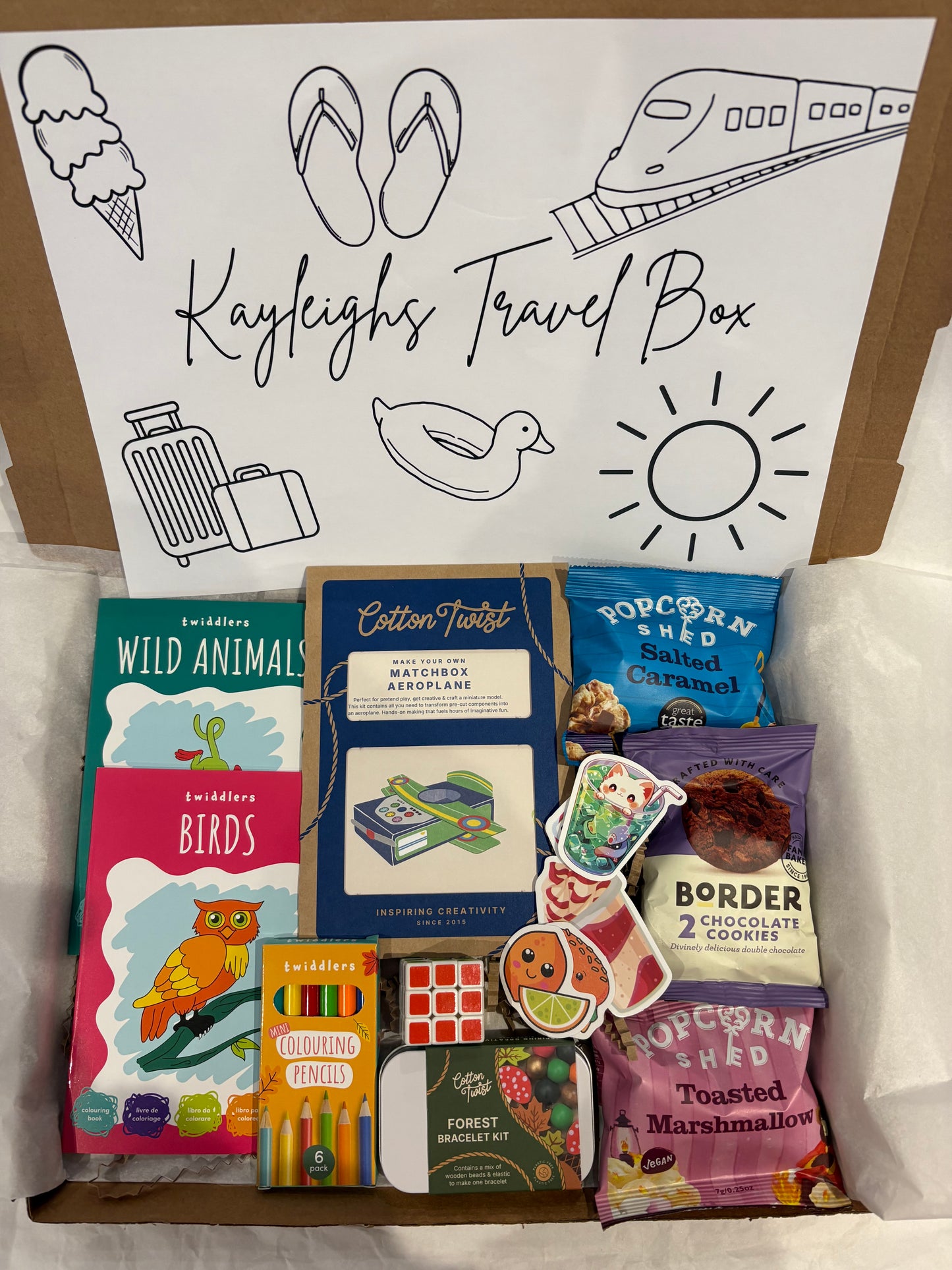 Children’s Personalised Travel Hamper