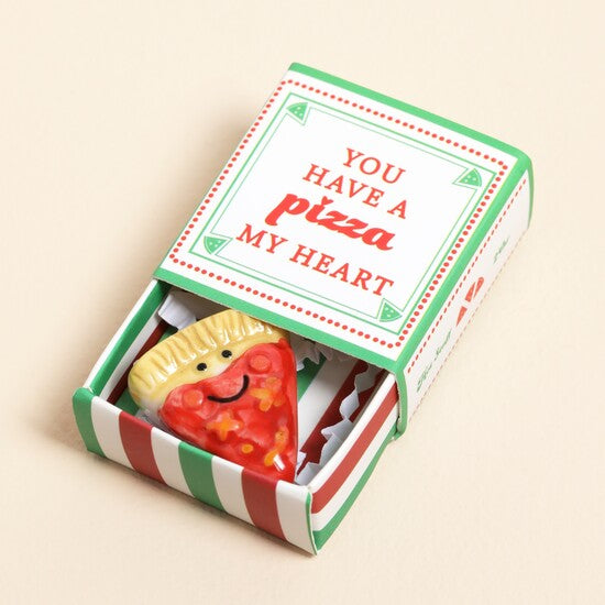 Handmade Ceramic Matchbox Keepsake Token