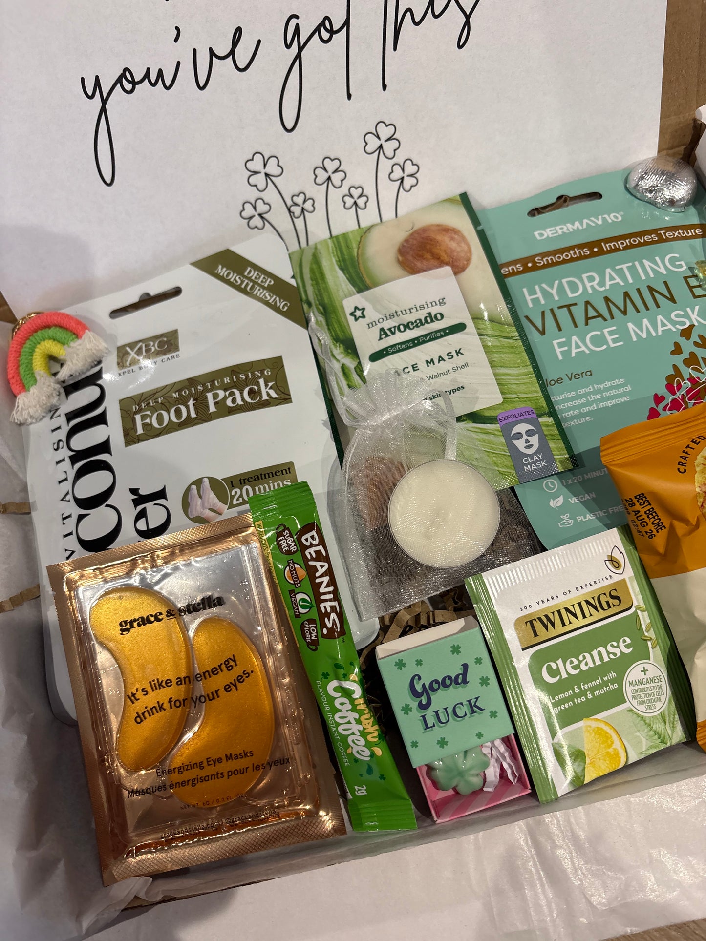 Good Luck Four Leaf Clover Hamper
