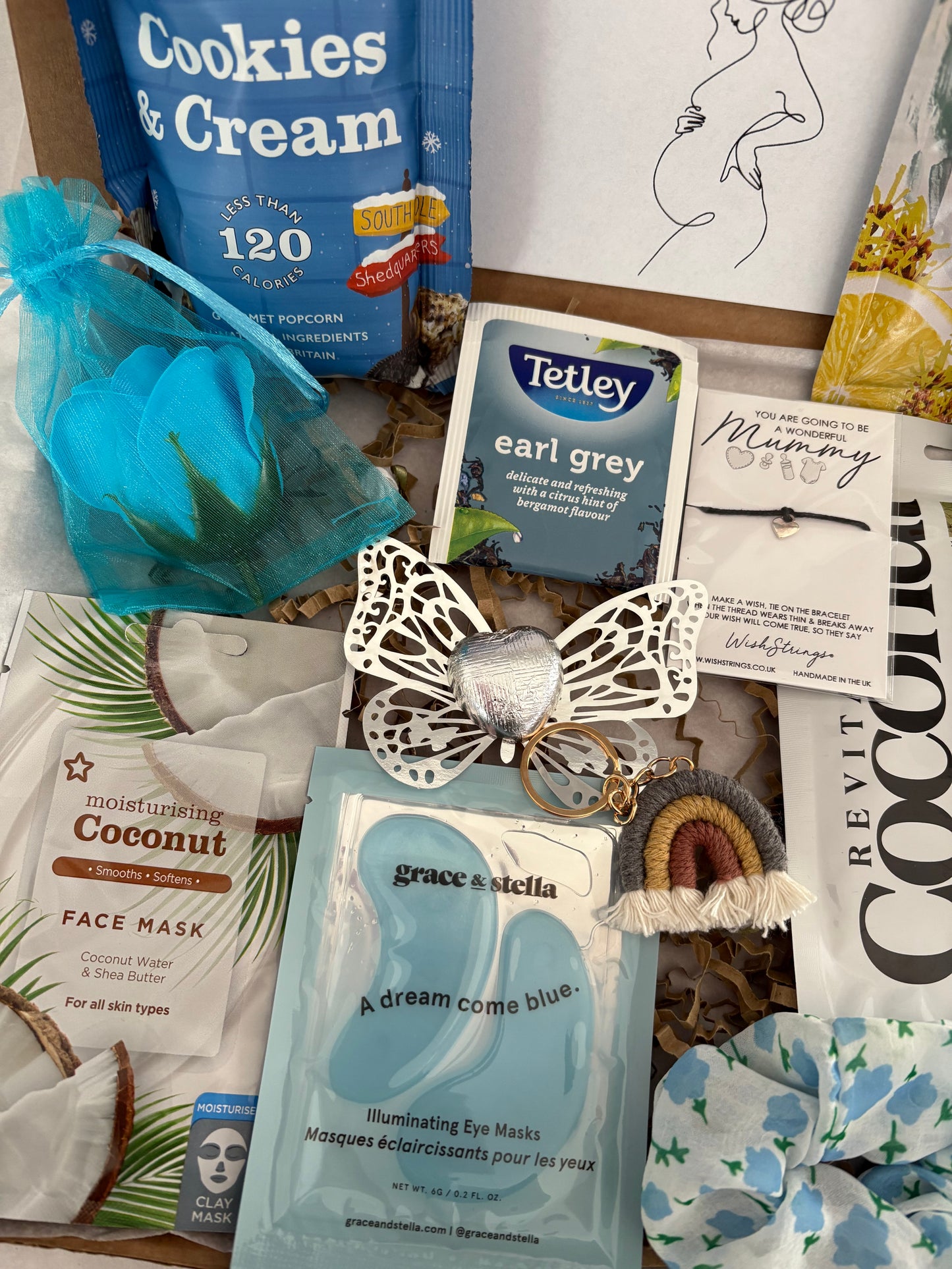 Mum to be Pamper Hamper in Blue