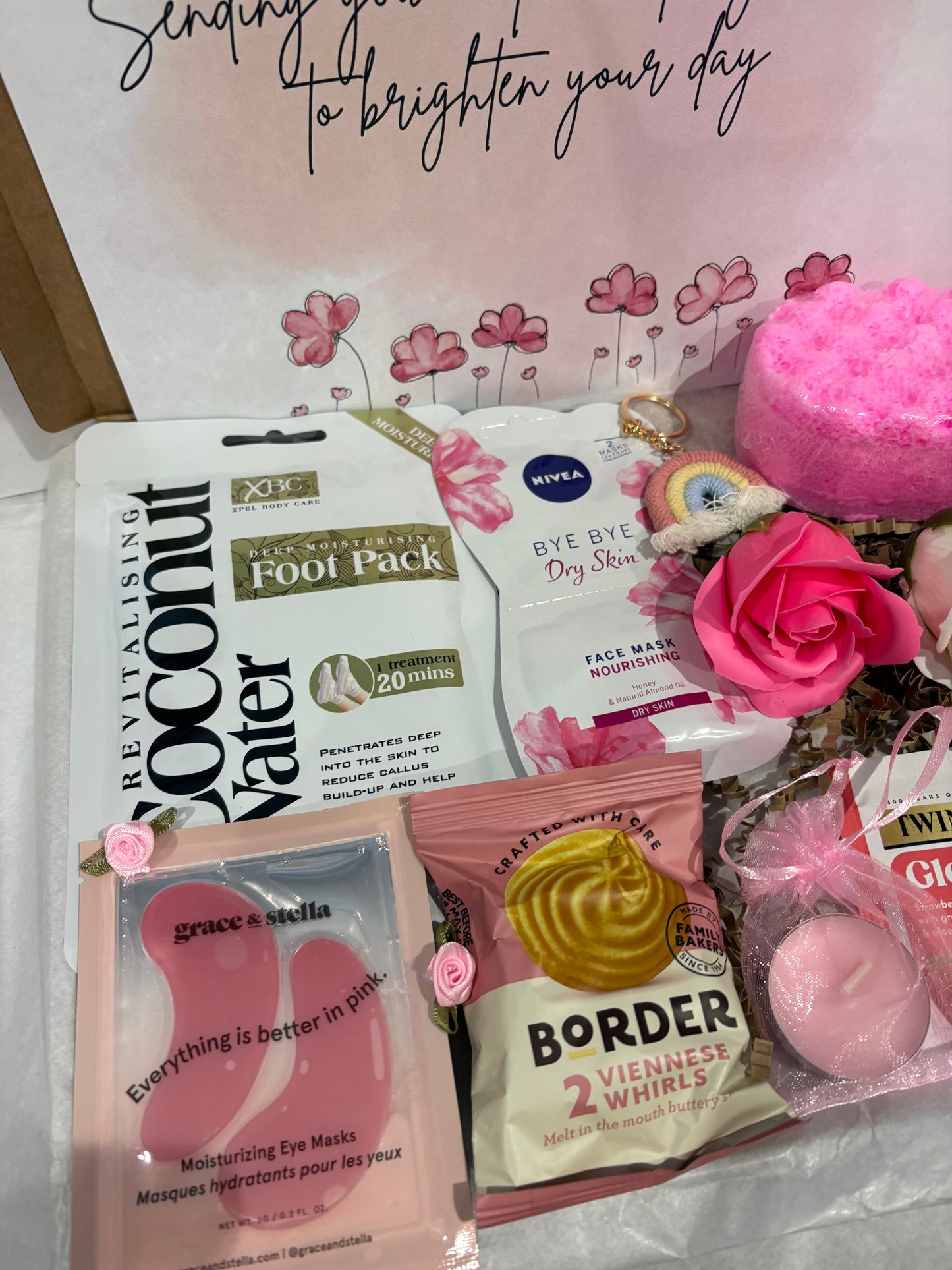 Pink Hug In A Box Hamper