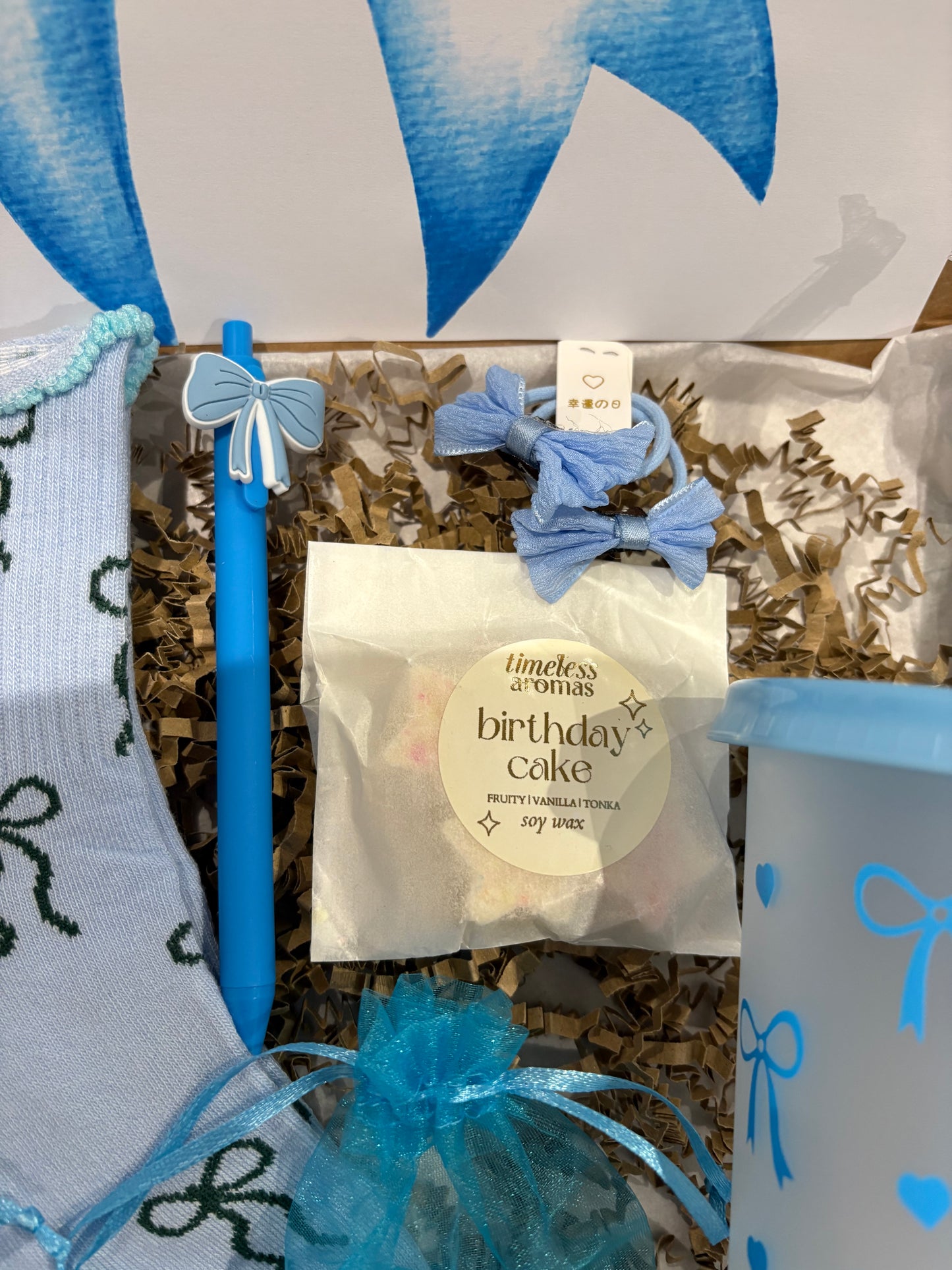 Blue Bow Hamper