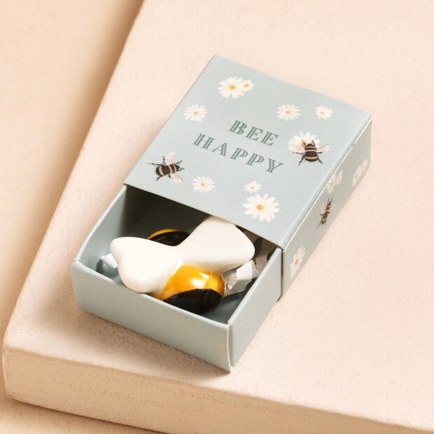 Handmade Ceramic Matchbox Keepsake Token