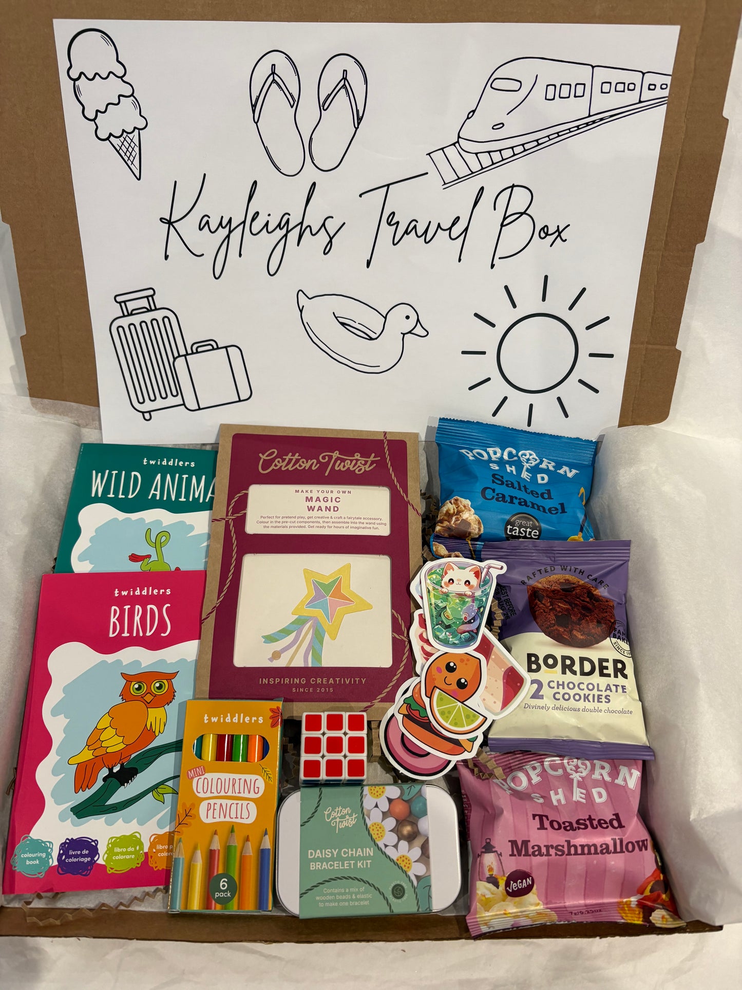 Children’s Personalised Travel Hamper