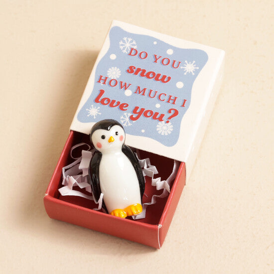 Handmade Ceramic Matchbox Keepsake Token