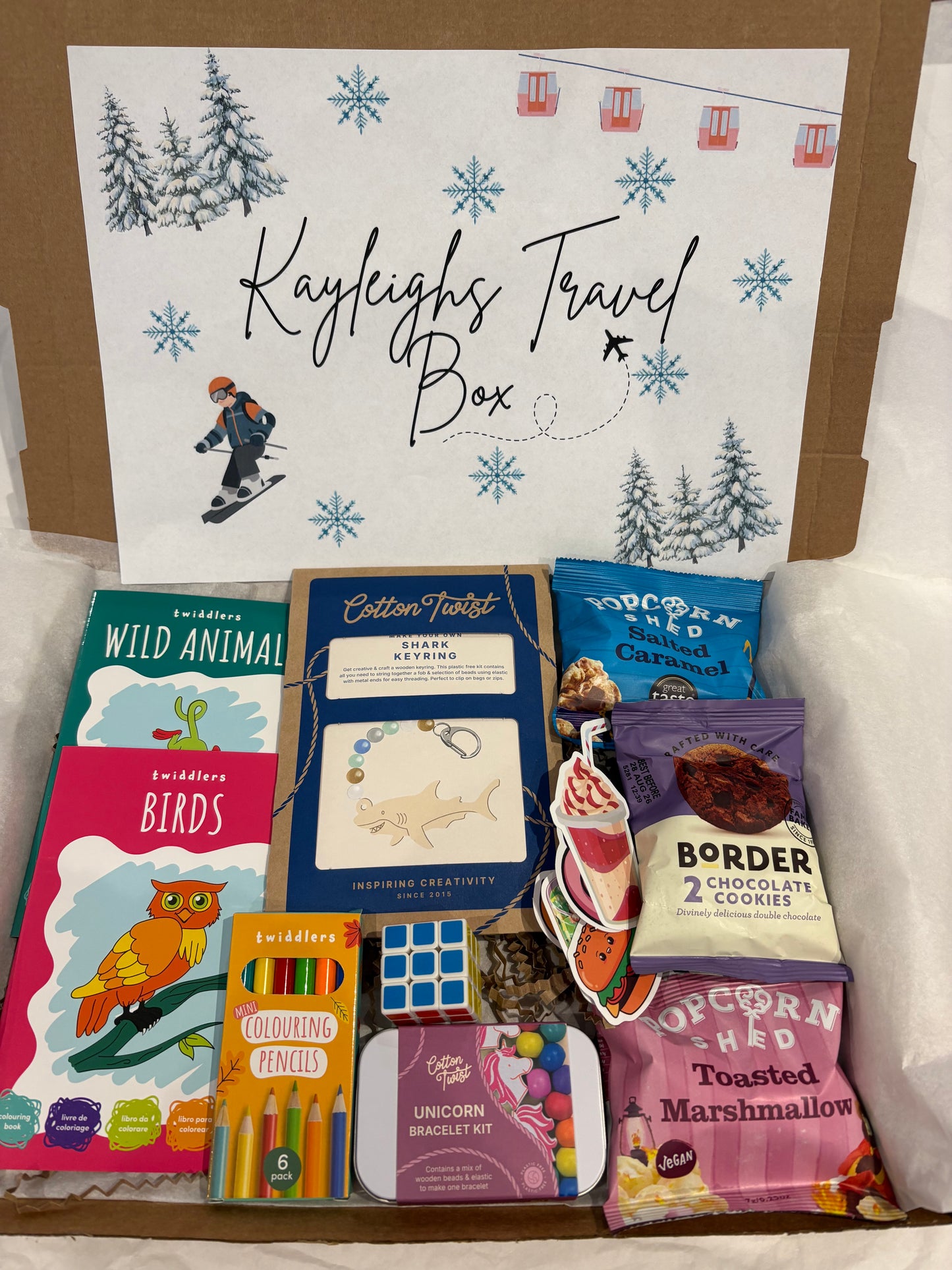 Children’s Personalised Travel Hamper
