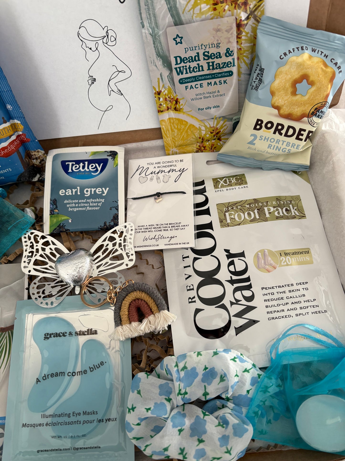 Mum to be Pamper Hamper in Blue