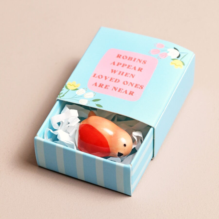Handmade Ceramic Matchbox Keepsake Token