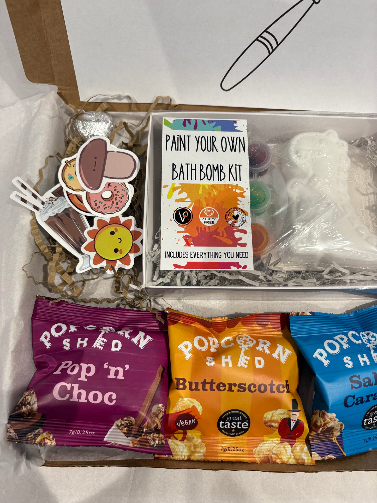 Paint your own Bath bomb Children’s Hamper