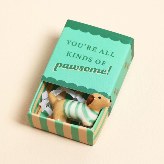 Handmade Ceramic Matchbox Keepsake Token
