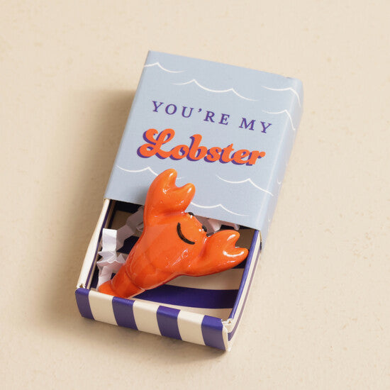 Handmade Ceramic Matchbox Keepsake Token
