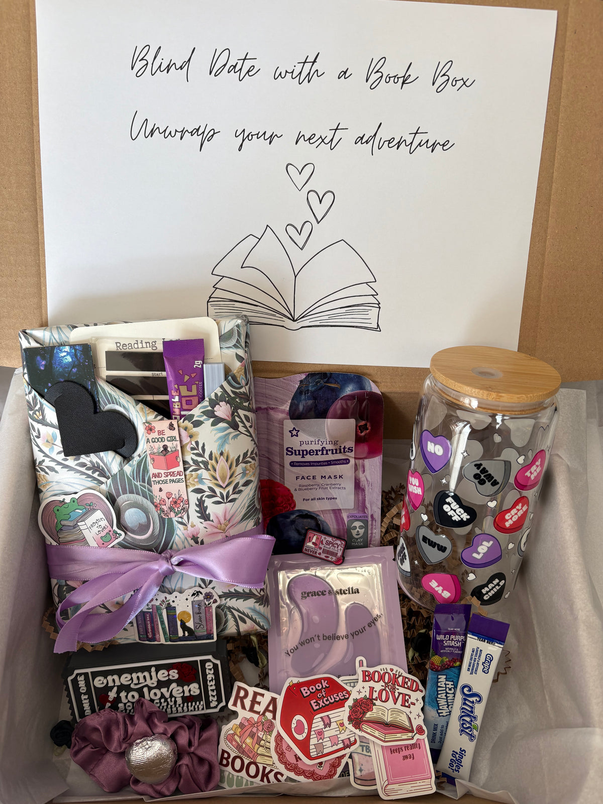 Enemies To Lovers Blind Date With A Book Box