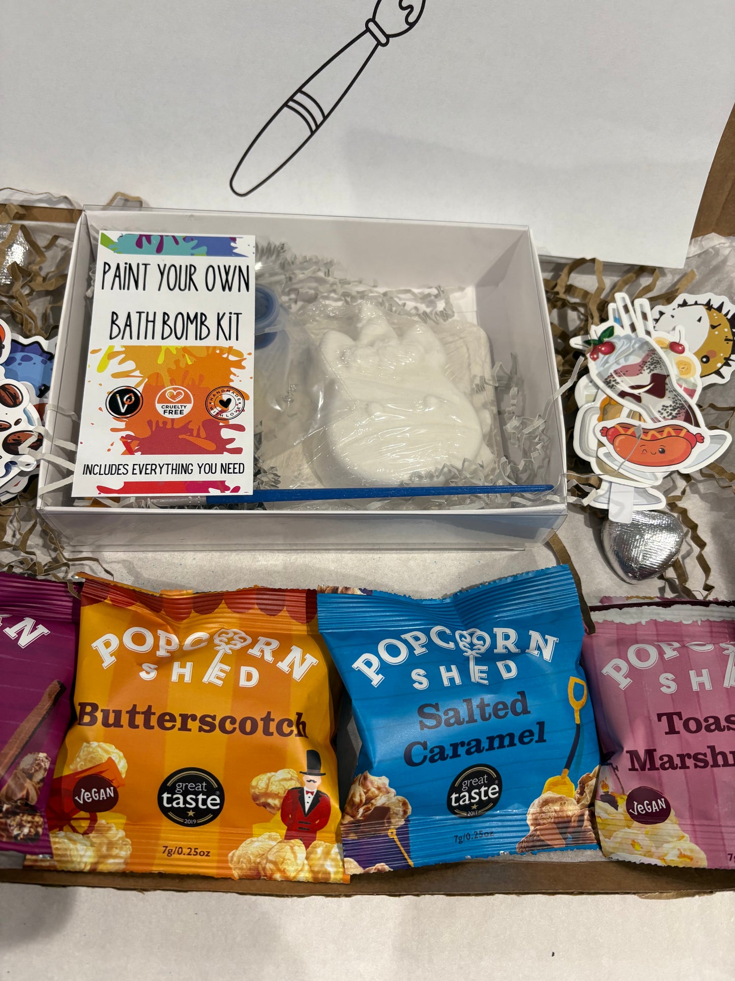 Paint your own Bath bomb Children’s Hamper