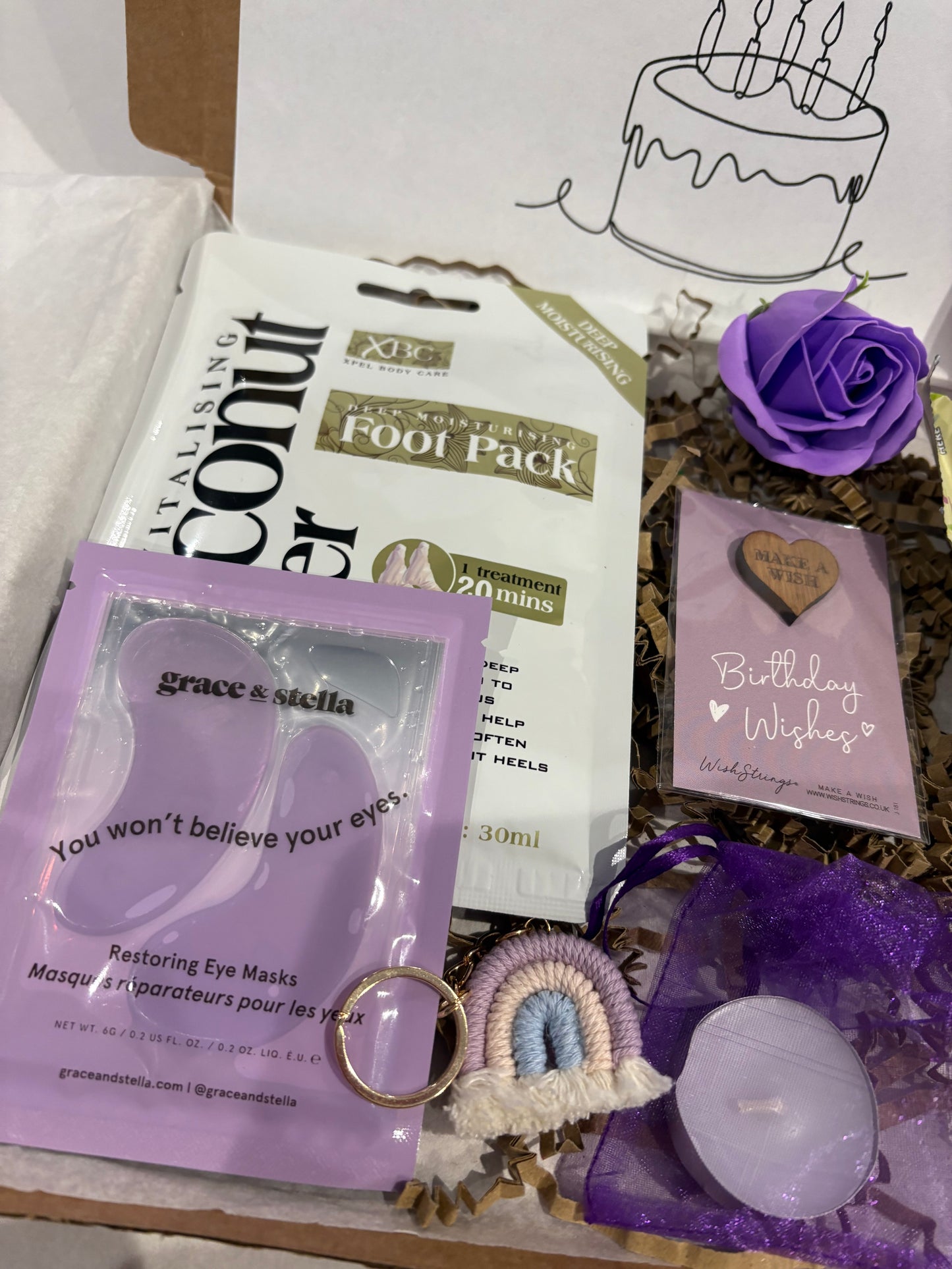 Happy Birthday Purple Pamper Hamper