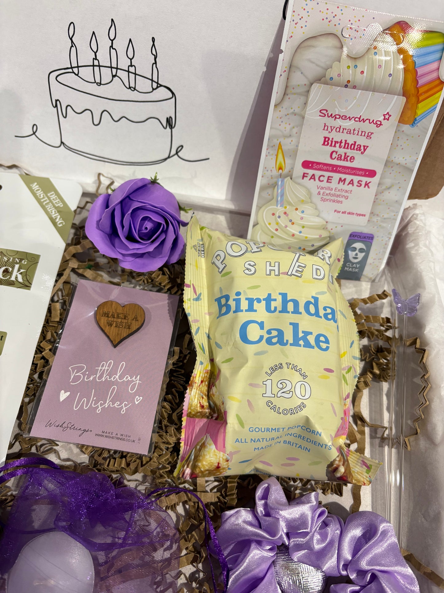 Happy Birthday Purple Pamper Hamper
