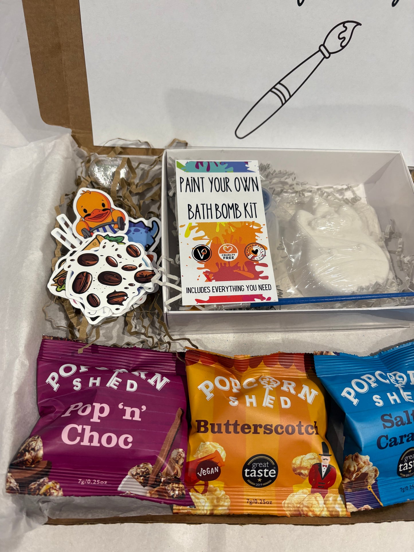 Paint your own Bath bomb Children’s Hamper