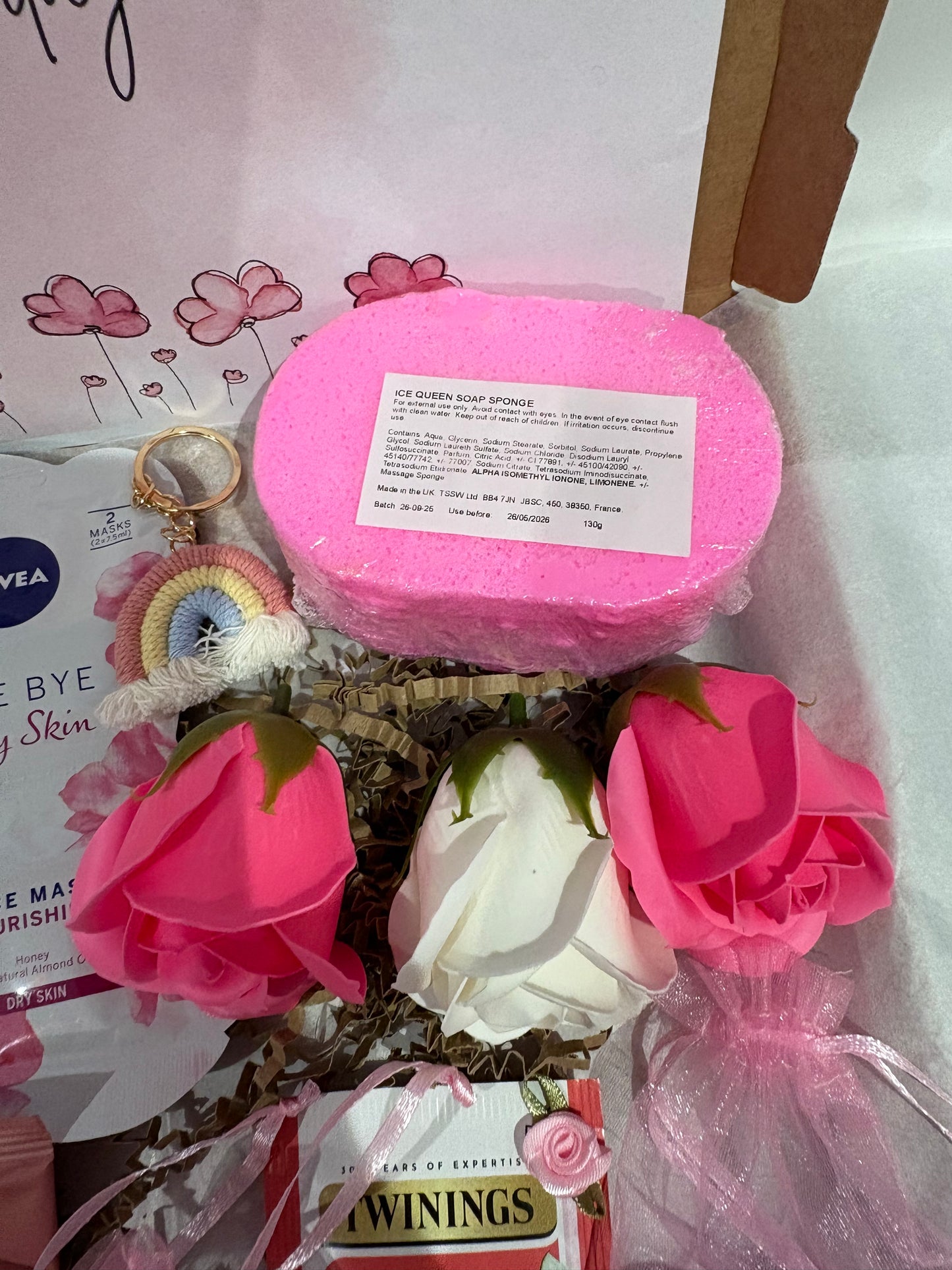 Pink Hug In A Box Hamper