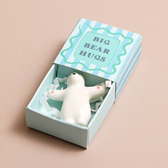 Handmade Ceramic Matchbox Keepsake Token