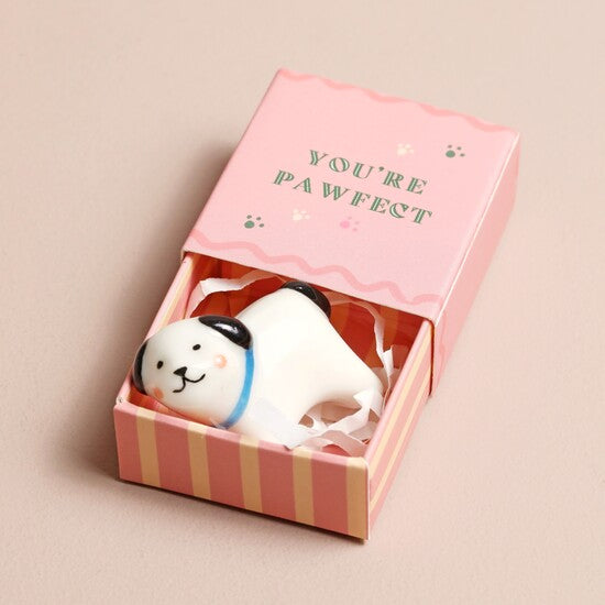 Handmade Ceramic Matchbox Keepsake Token