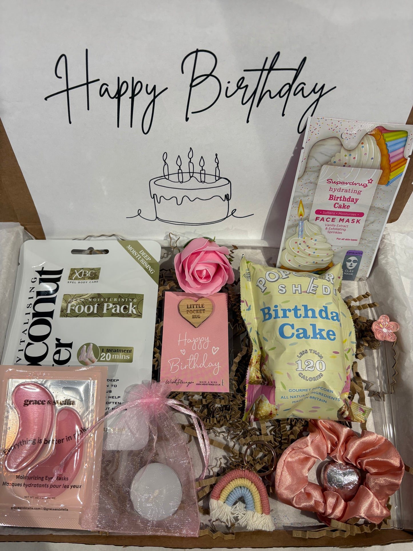 Happy Birthday Pink Pamper Hamper
