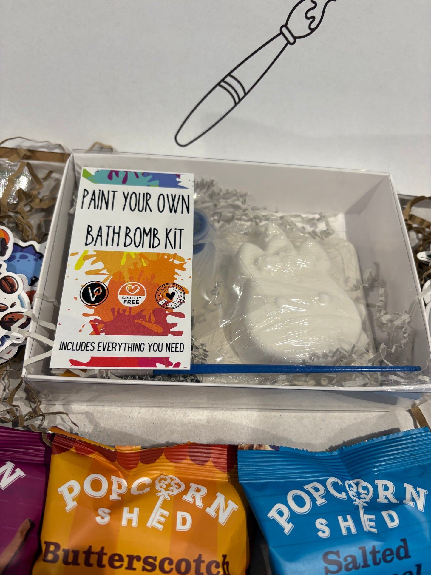 Paint your own Bath bomb Children’s Hamper