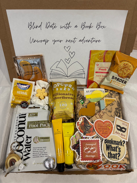 Blind date with a Book Box in Yellow