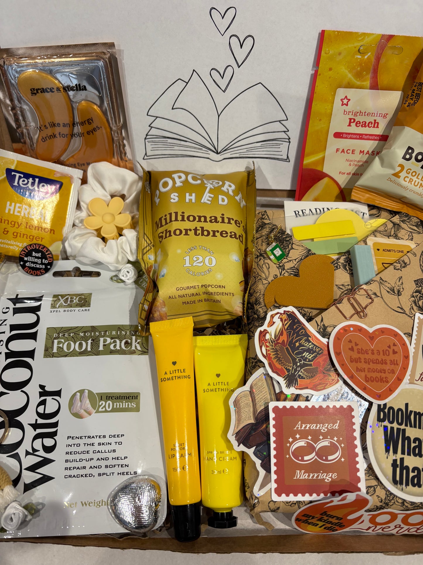 Blind date with a Book Box in Yellow