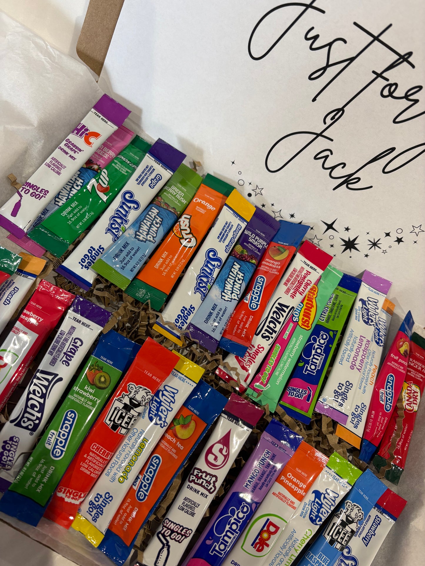 American Singles To Go Drink Mix Water Hamper