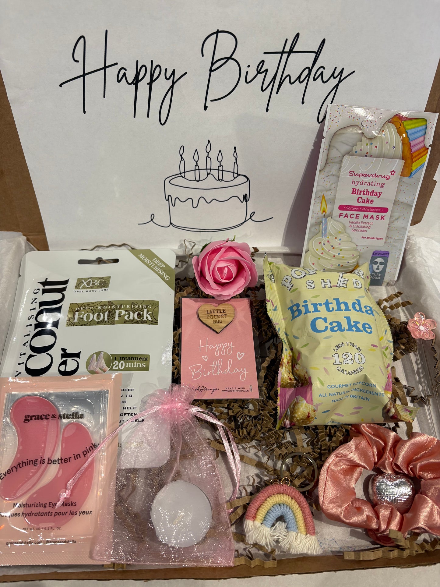 Happy Birthday Pink Pamper Hamper