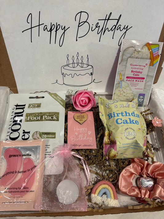 Happy Birthday Pink Pamper Hamper