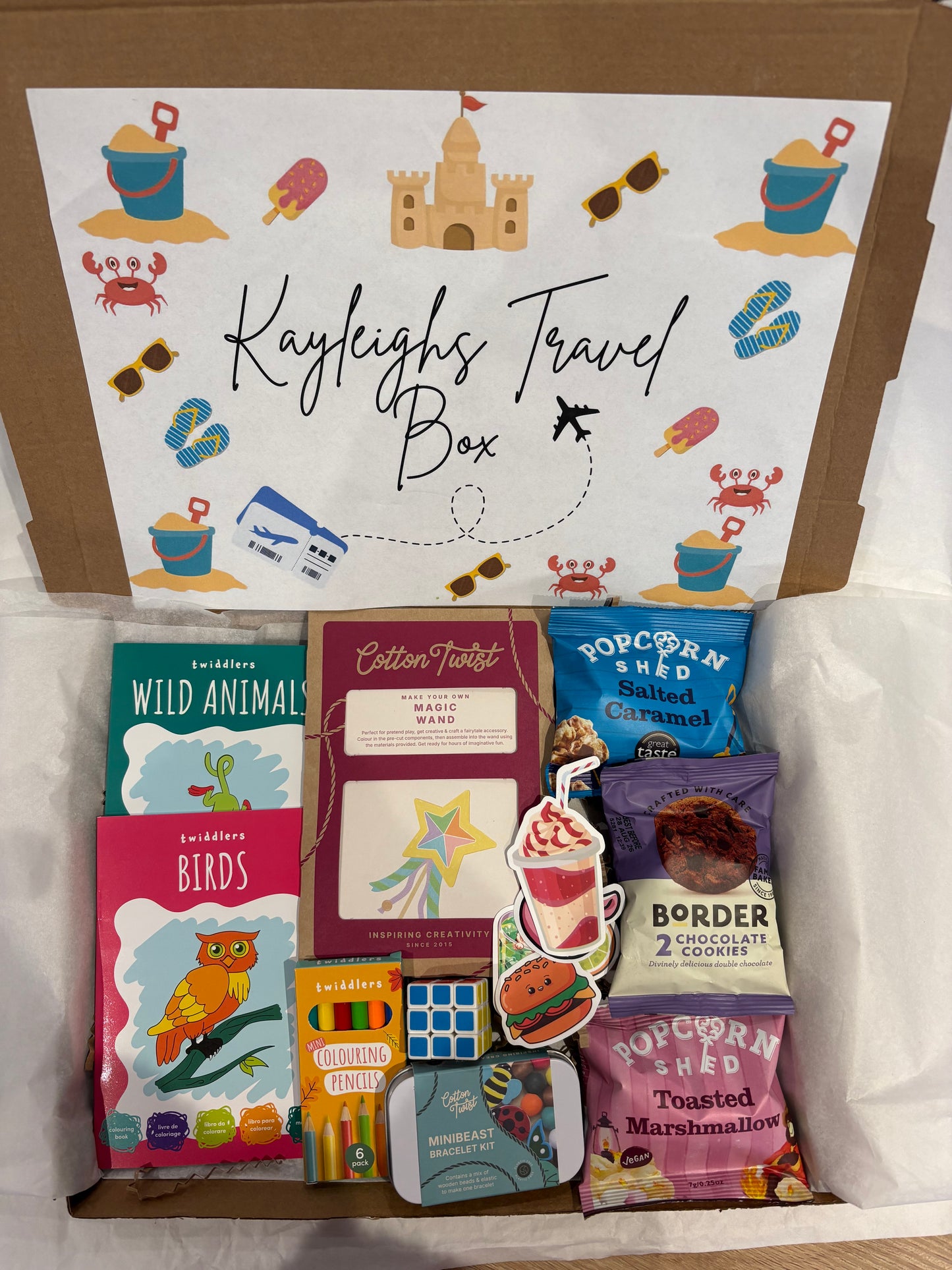 Children’s Personalised Travel Hamper