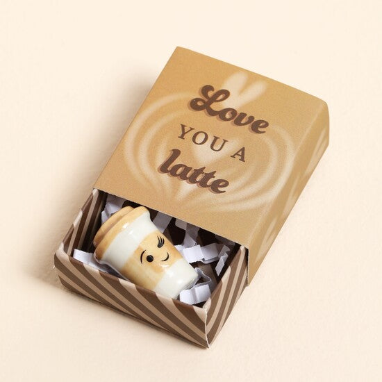 Handmade Ceramic Matchbox Keepsake Token
