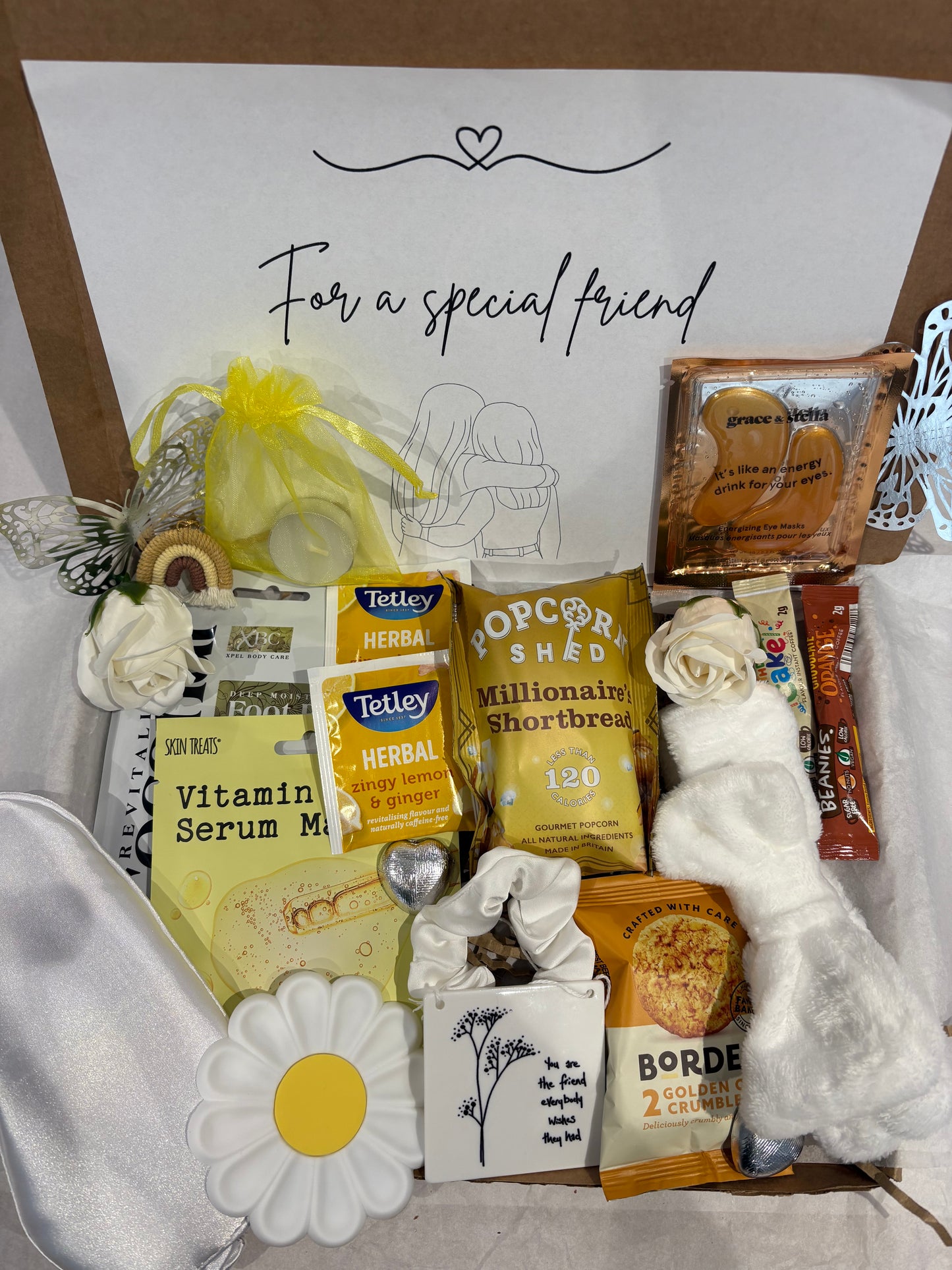 Friendship Pamper Hamper in Yellow