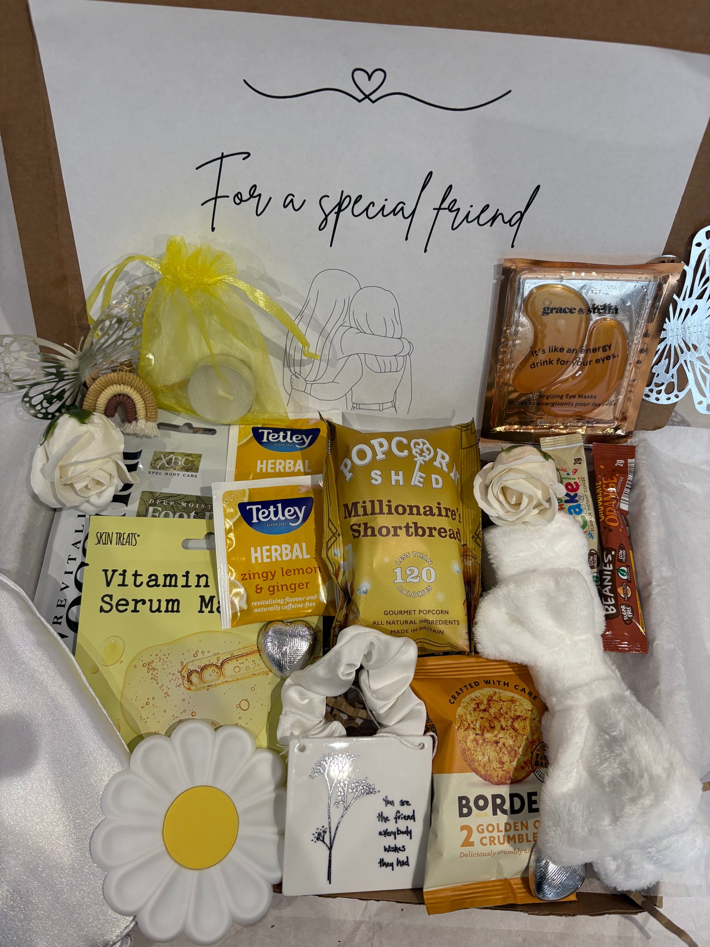 Friendship Pamper Hamper in Yellow