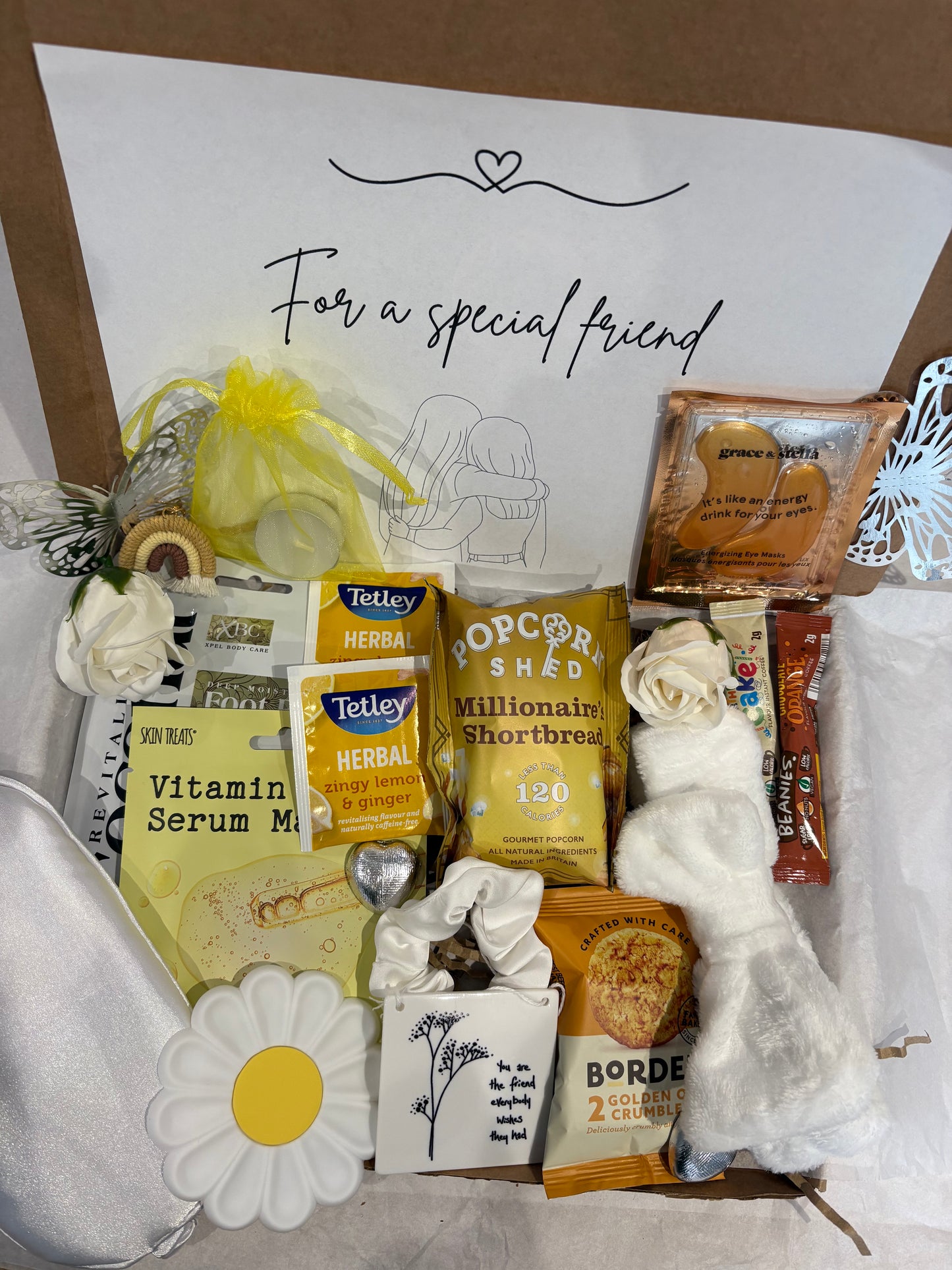 Friendship Pamper Hamper in Yellow