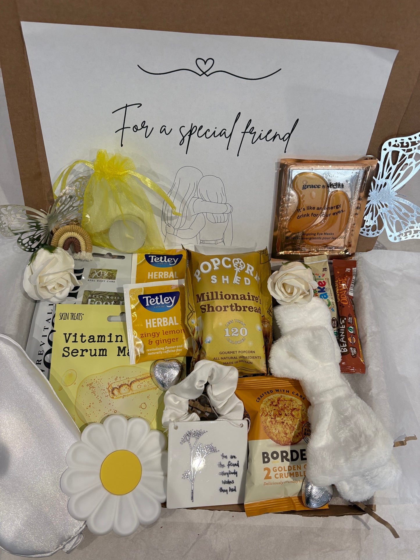 Friendship Pamper Hamper in Yellow